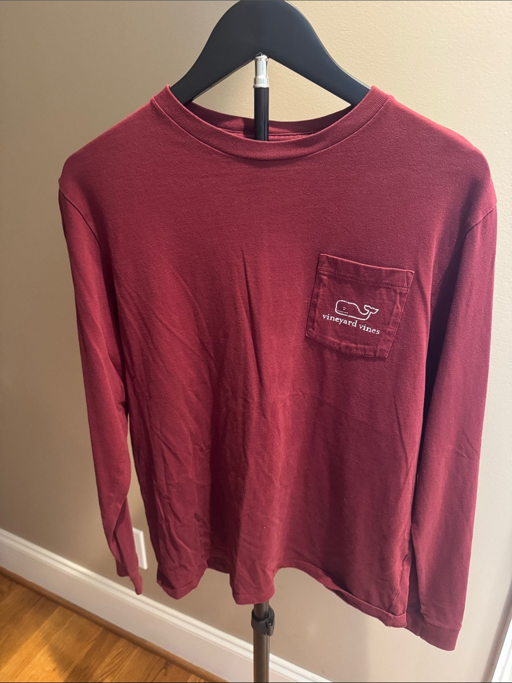 Vineyard Vines Long Sleeve Tee - Maroon